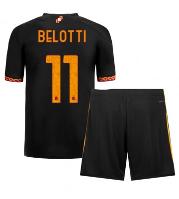 AS Roma Andrea Belotti #11 Replica Third Stadium Kit for Kids 2023-24 Short Sleeve (+ pants)